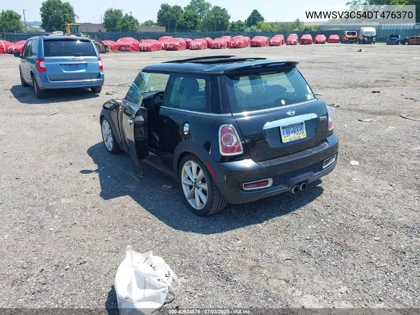 2013 Mini Hardtop Cooper S VIN: WMWSV3C54DT476370 Lot: 42624576