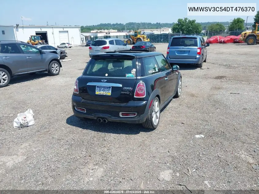 2013 Mini Hardtop Cooper S VIN: WMWSV3C54DT476370 Lot: 42624576