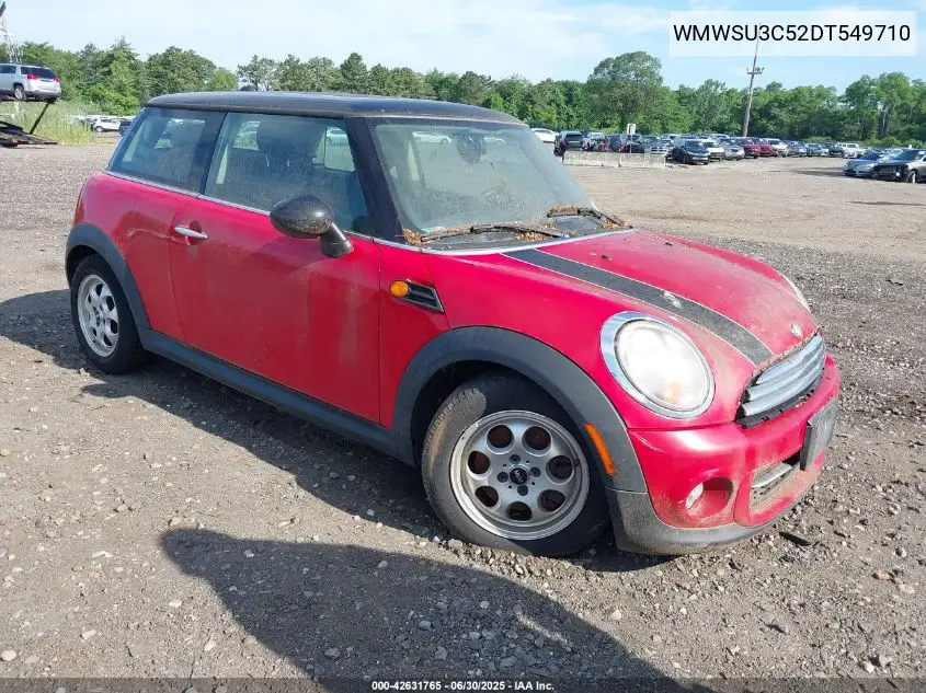 2013 Mini Hardtop Cooper VIN: WMWSU3C52DT549710 Lot: 42631765