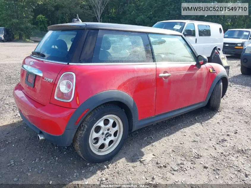 2013 Mini Hardtop Cooper VIN: WMWSU3C52DT549710 Lot: 42631765