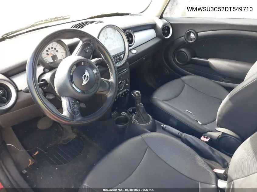 2013 Mini Hardtop Cooper VIN: WMWSU3C52DT549710 Lot: 42631765