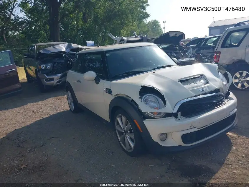 2013 Mini Hardtop Cooper S VIN: WMWSV3C50DT476480 Lot: 42801257