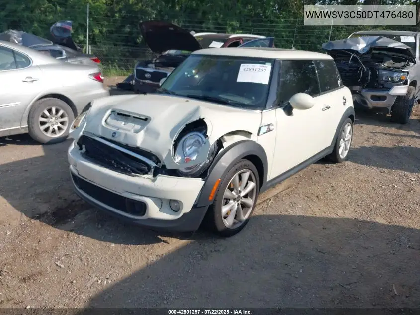 2013 Mini Hardtop Cooper S VIN: WMWSV3C50DT476480 Lot: 42801257