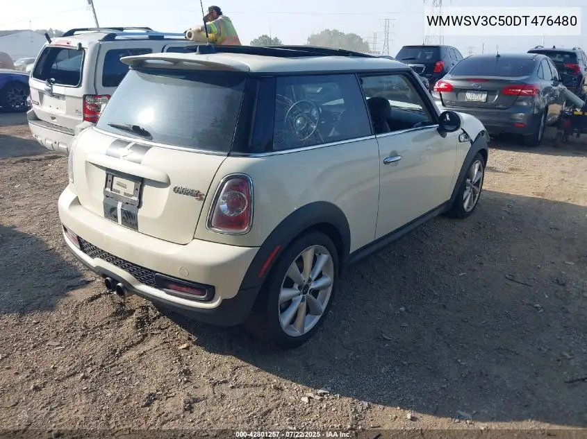 2013 Mini Hardtop Cooper S VIN: WMWSV3C50DT476480 Lot: 42801257