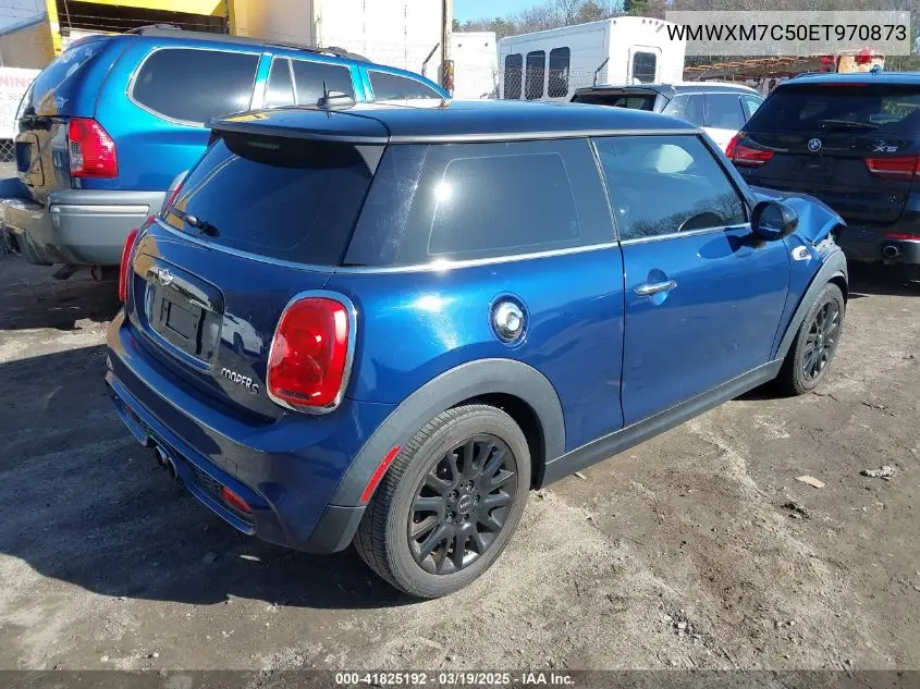 2014 Mini Hardtop Cooper S VIN: WMWXM7C50ET970873 Lot: 41825192