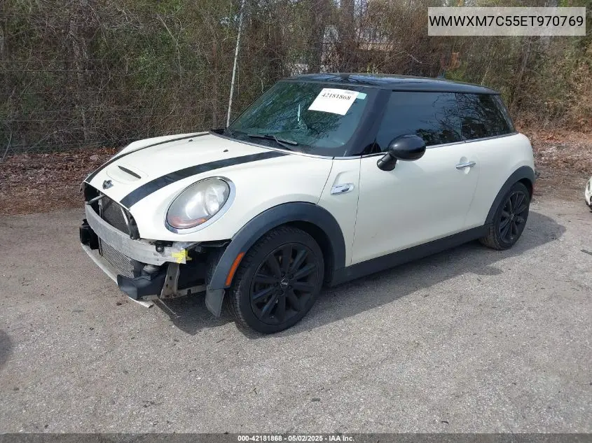 2014 Mini Hardtop Cooper S VIN: WMWXM7C55ET970769 Lot: 42181868