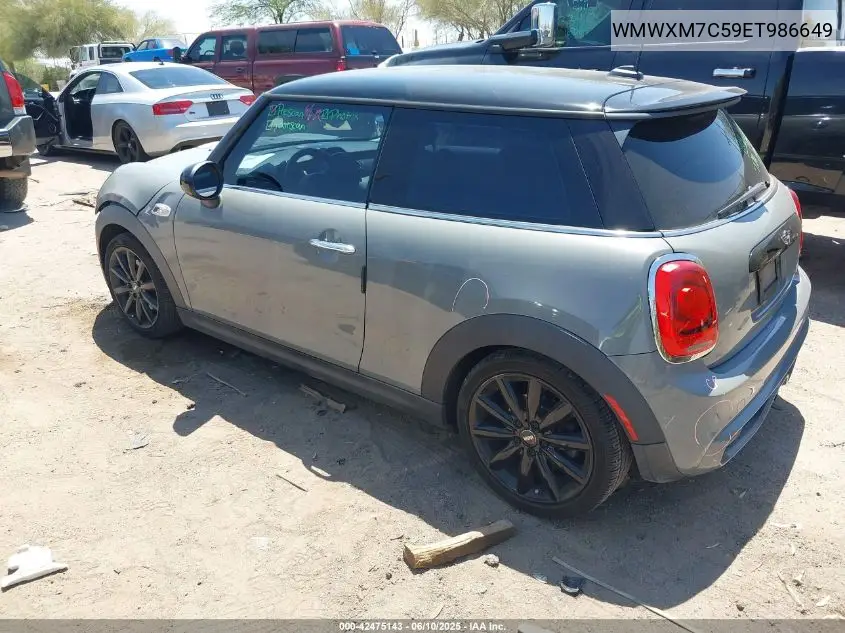 2014 Mini Hardtop Cooper S VIN: WMWXM7C59ET986649 Lot: 42475143