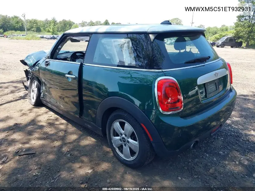 2014 Mini Hardtop Cooper VIN: WMWXM5C51ET932931 Lot: 42559902