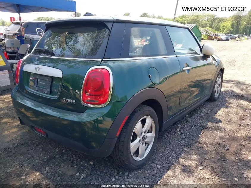 2014 Mini Hardtop Cooper VIN: WMWXM5C51ET932931 Lot: 42559902