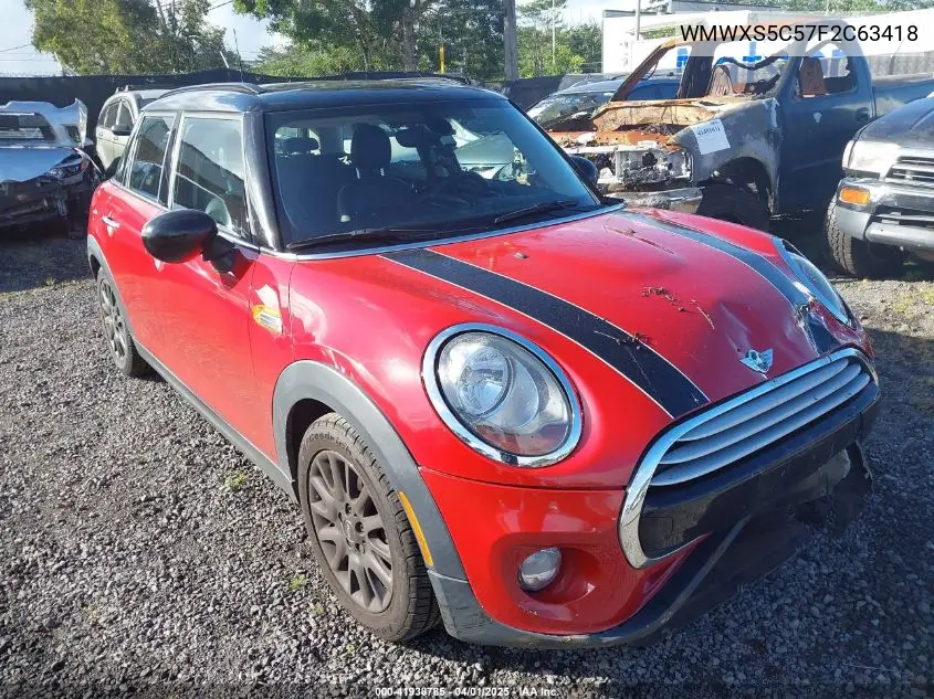 2015 Mini Hardtop Cooper VIN: WMWXS5C57F2C63418 Lot: 41938785