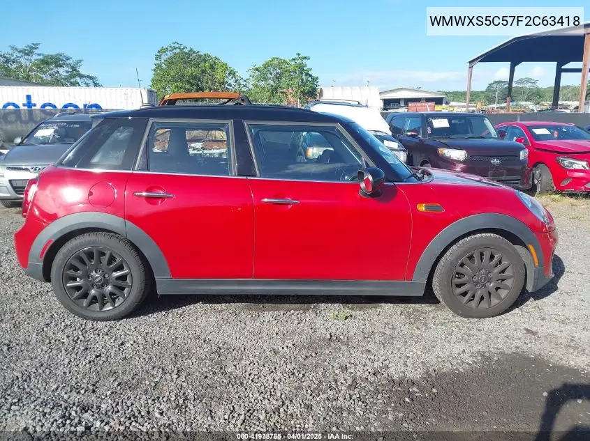 2015 Mini Hardtop Cooper VIN: WMWXS5C57F2C63418 Lot: 41938785