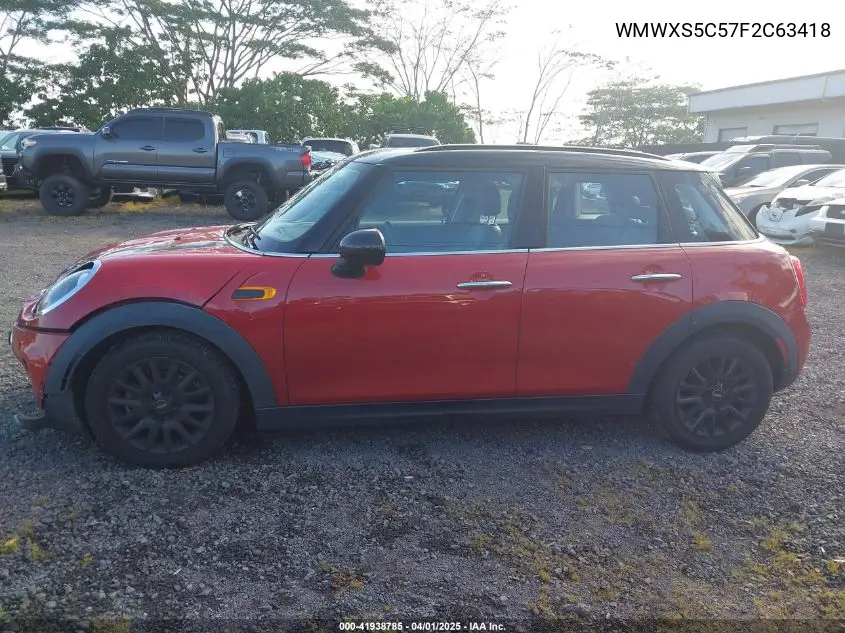 2015 Mini Hardtop Cooper VIN: WMWXS5C57F2C63418 Lot: 41938785