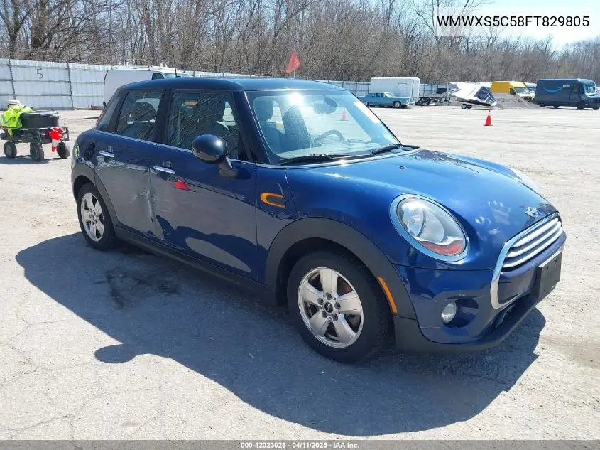 2015 Mini Hardtop Cooper VIN: WMWXS5C58FT829805 Lot: 42023026