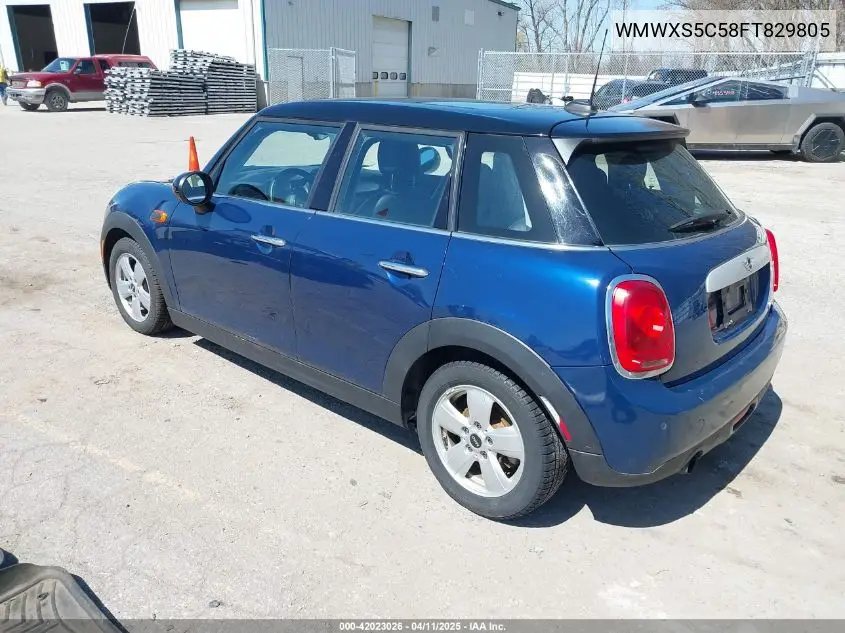 2015 Mini Hardtop Cooper VIN: WMWXS5C58FT829805 Lot: 42023026