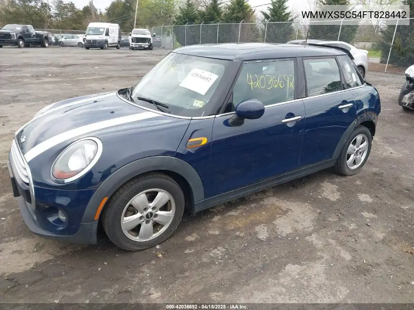 2015 Mini Hardtop Cooper VIN: WMWXS5C54FT828442 Lot: 42036692