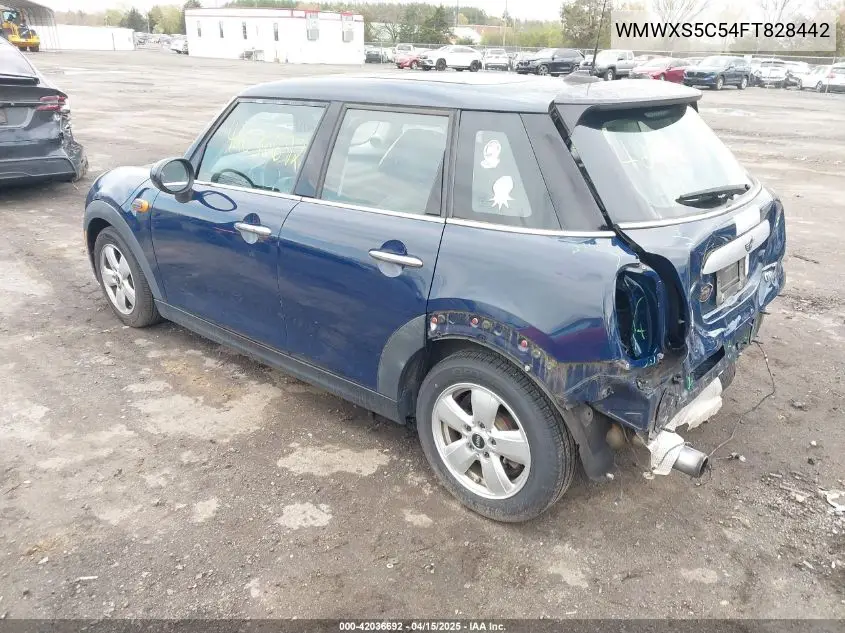 2015 Mini Hardtop Cooper VIN: WMWXS5C54FT828442 Lot: 42036692