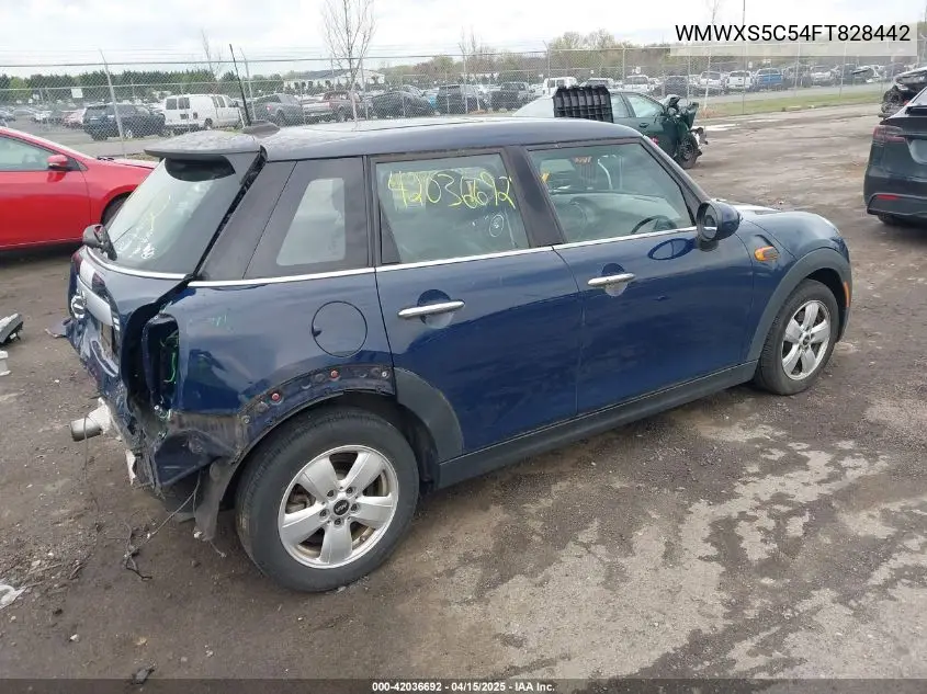 2015 Mini Hardtop Cooper VIN: WMWXS5C54FT828442 Lot: 42036692