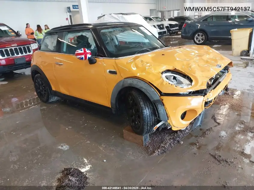 2015 Mini Hardtop Cooper VIN: WMWXM5C57FT942137 Lot: 42146541