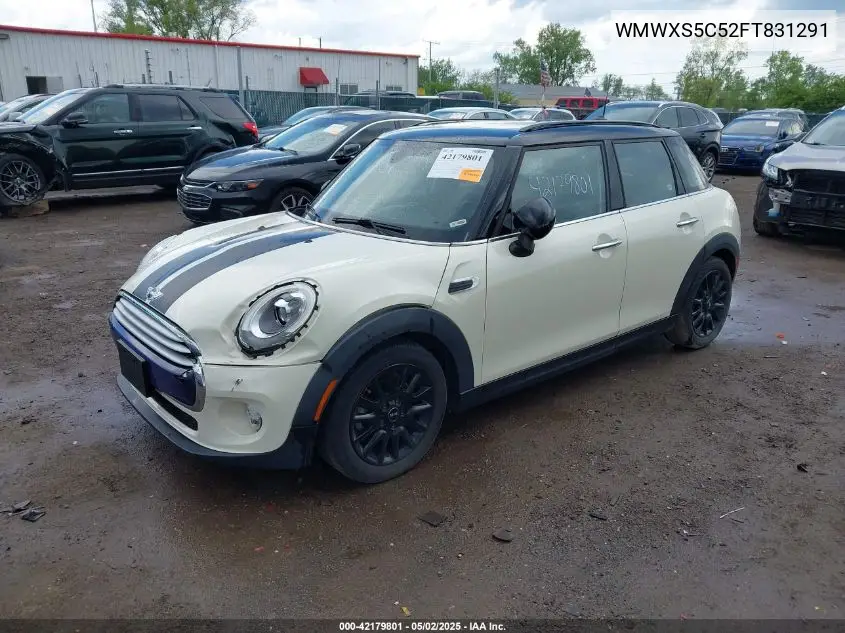 2015 Mini Hardtop Cooper VIN: WMWXS5C52FT831291 Lot: 42179801