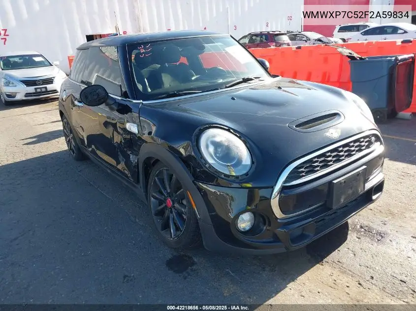 2015 Mini Hardtop Cooper S VIN: WMWXP7C52F2A59834 Lot: 42218656