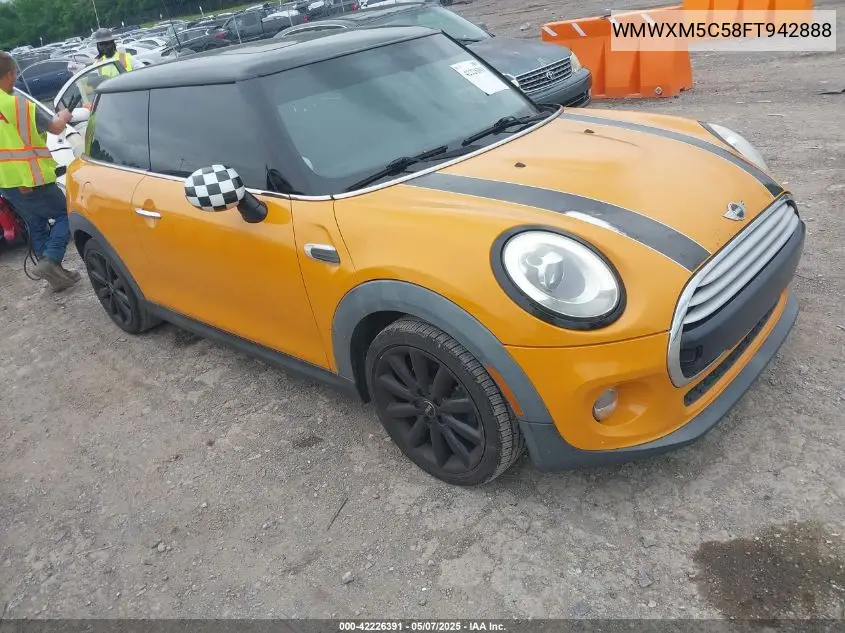 2015 Mini Hardtop Cooper VIN: WMWXM5C58FT942888 Lot: 42226391