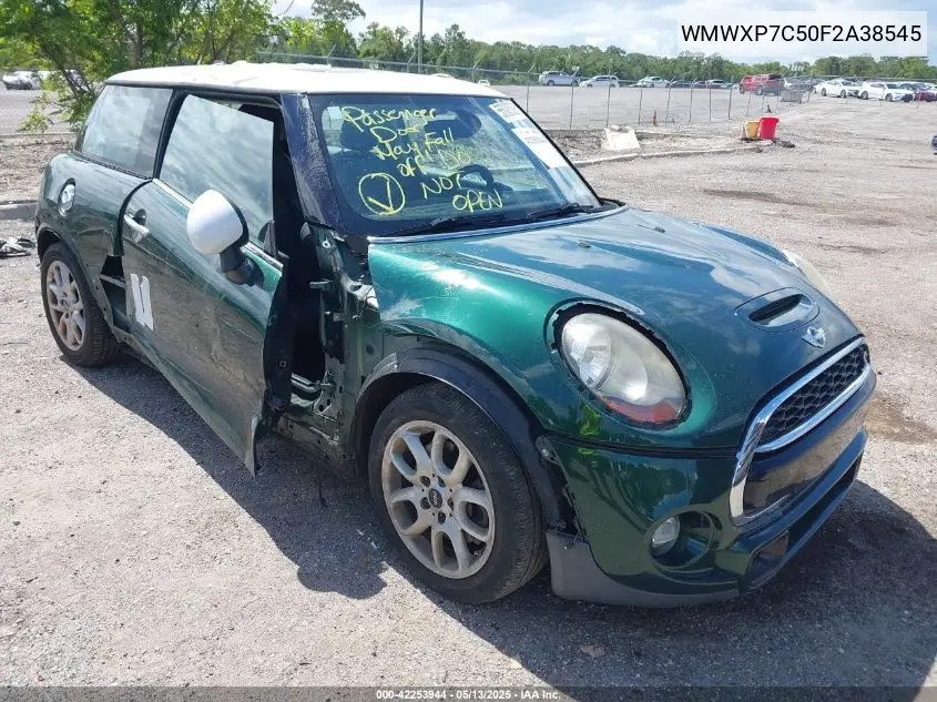 2015 Mini Hardtop Cooper S VIN: WMWXP7C50F2A38545 Lot: 42253944