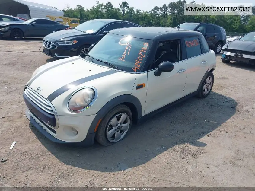 2015 Mini Hardtop Cooper VIN: WMWXS5C5XFT827330 Lot: 42402965