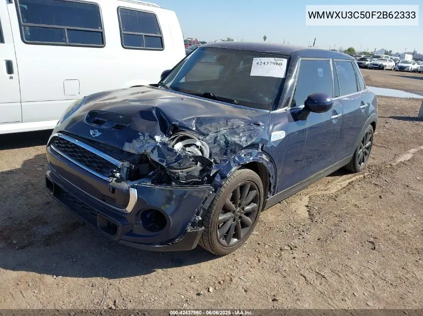 2015 Mini Hardtop Cooper S VIN: WMWXU3C50F2B62333 Lot: 42437960