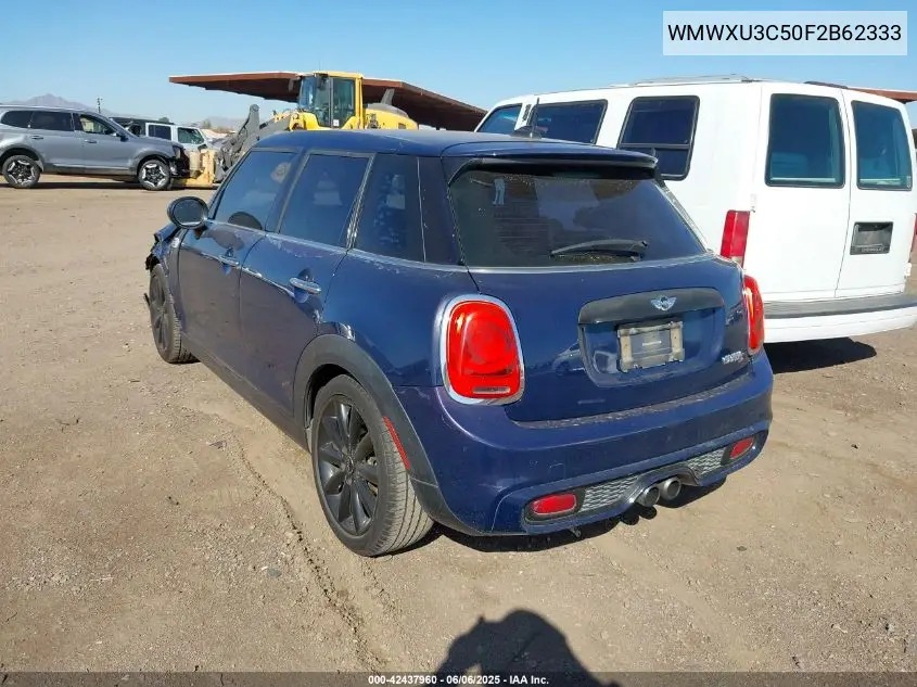 2015 Mini Hardtop Cooper S VIN: WMWXU3C50F2B62333 Lot: 42437960