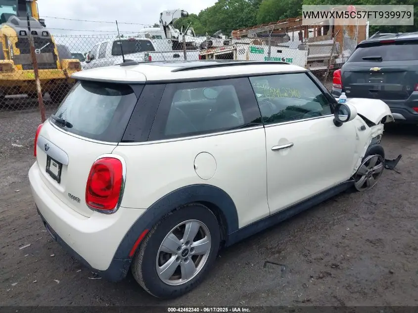 2015 Mini Hardtop Cooper VIN: WMWXM5C57FT939979 Lot: 42462340