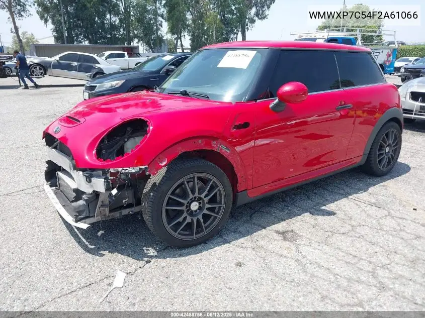 2015 Mini Hardtop Cooper S VIN: WMWXP7C54F2A61066 Lot: 42488756