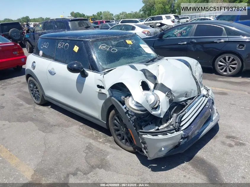2015 Mini Hardtop Cooper VIN: WMWXM5C51FT937824 Lot: 42500509