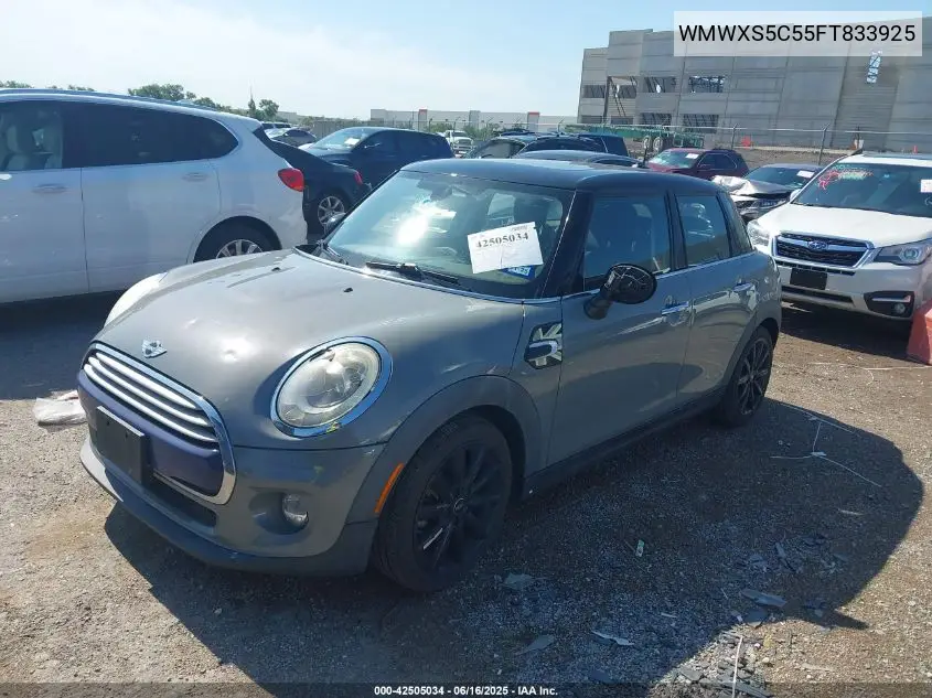 2015 Mini Hardtop Cooper VIN: WMWXS5C55FT833925 Lot: 42505034