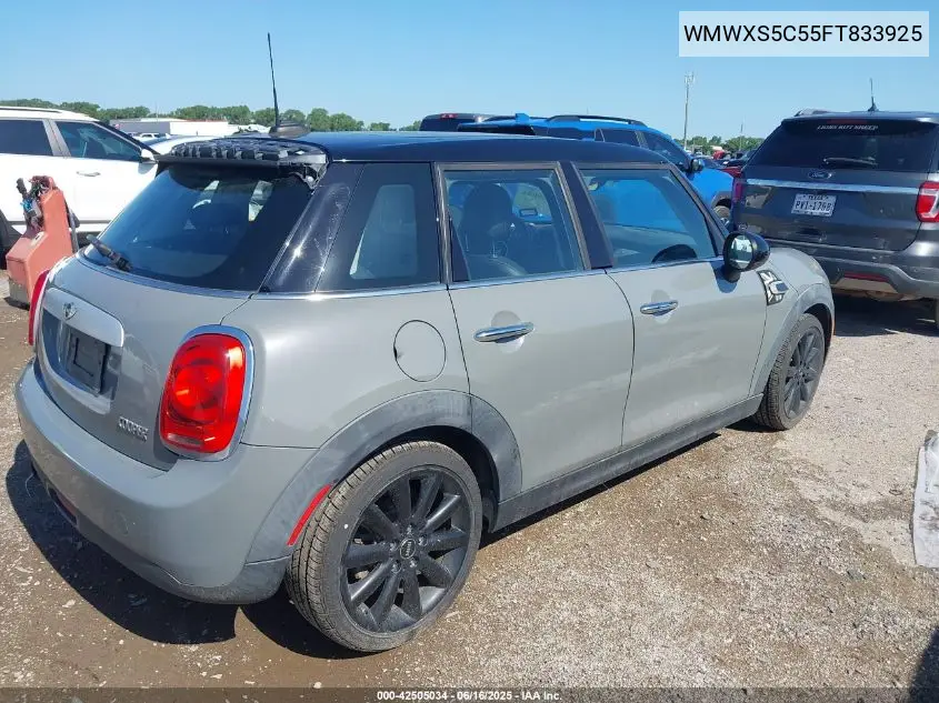2015 Mini Hardtop Cooper VIN: WMWXS5C55FT833925 Lot: 42505034