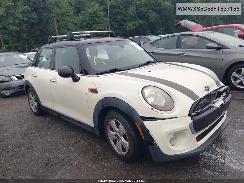2015 Mini Hardtop Cooper VIN: WMWXS5C58FT837158 Lot: 42536940