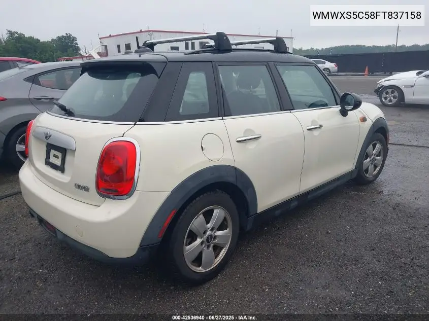 2015 Mini Hardtop Cooper VIN: WMWXS5C58FT837158 Lot: 42536940
