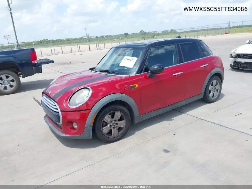 2015 Mini Hardtop Cooper VIN: WMWXS5C55FT834086 Lot: 42555023
