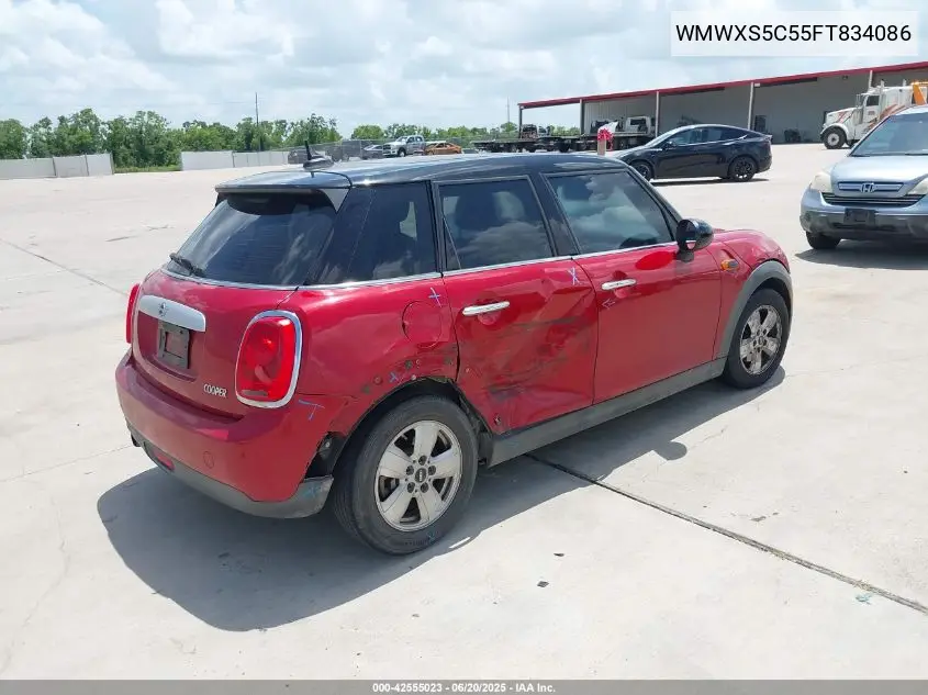 2015 Mini Hardtop Cooper VIN: WMWXS5C55FT834086 Lot: 42555023