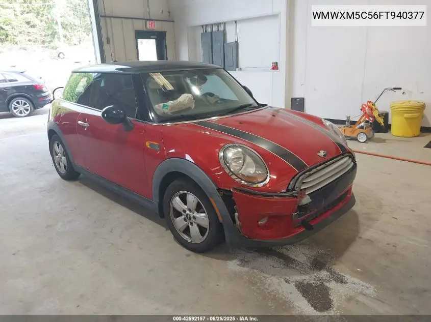 2015 Mini Hardtop Cooper VIN: WMWXM5C56FT940377 Lot: 42592157