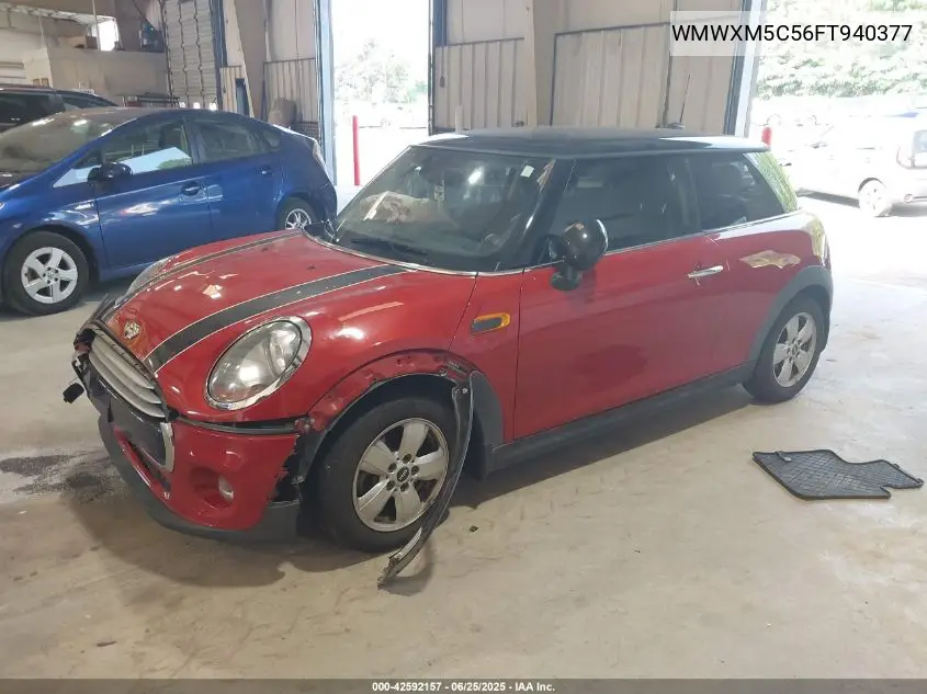 2015 Mini Hardtop Cooper VIN: WMWXM5C56FT940377 Lot: 42592157