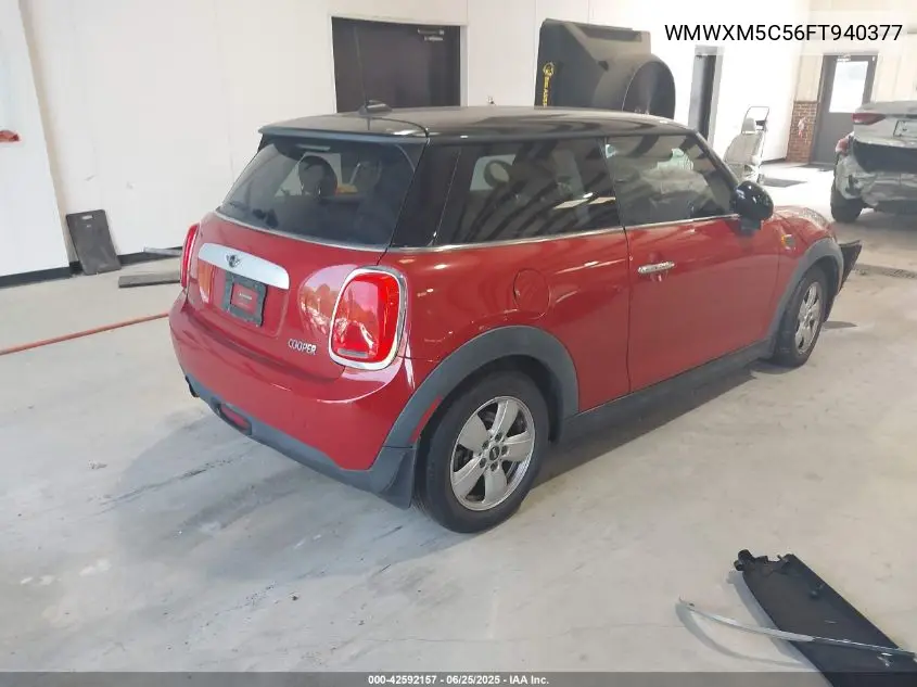 2015 Mini Hardtop Cooper VIN: WMWXM5C56FT940377 Lot: 42592157