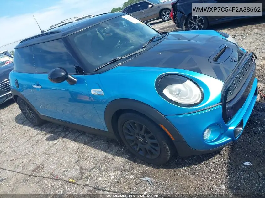 2015 Mini Hardtop Cooper S VIN: WMWXP7C54F2A38662 Lot: 42625263