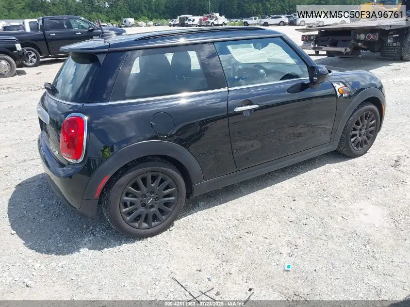 2015 Mini Hardtop Cooper VIN: WMWXM5C50F3A96761 Lot: 42811963
