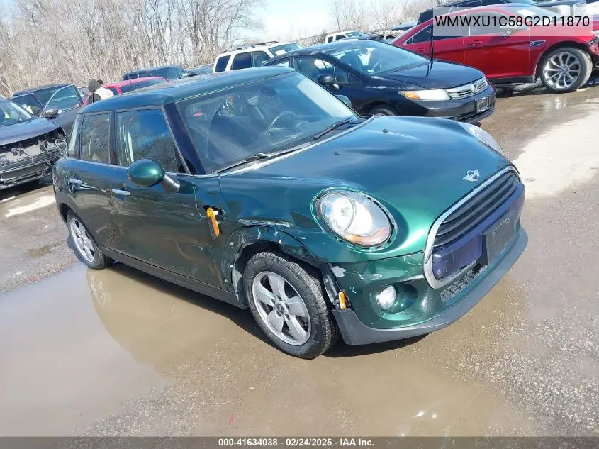 2016 Mini Hardtop Cooper VIN: WMWXU1C58G2D11870 Lot: 41634038