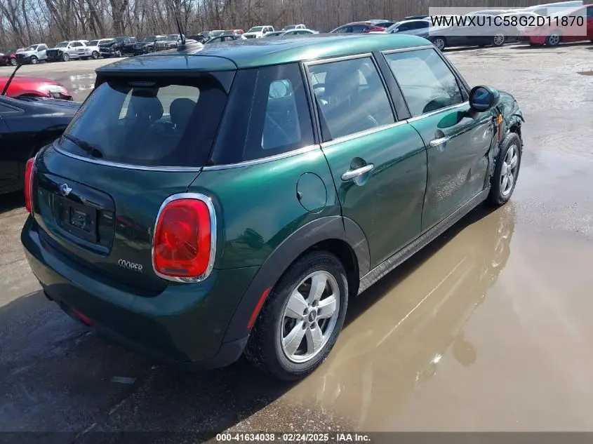 2016 Mini Hardtop Cooper VIN: WMWXU1C58G2D11870 Lot: 41634038