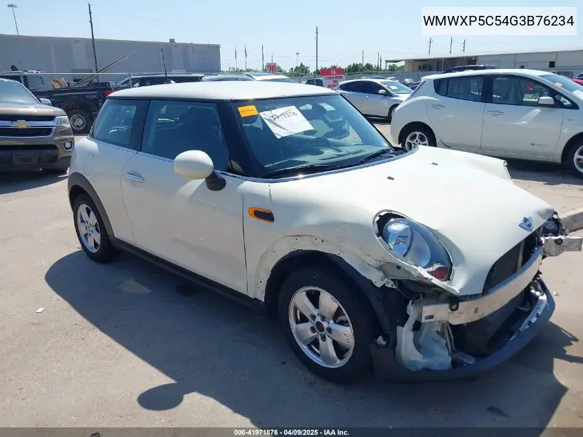2016 Mini Hardtop Cooper VIN: WMWXP5C54G3B76234 Lot: 41971876