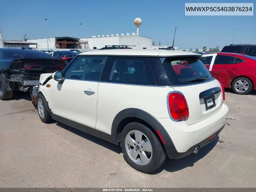 2016 Mini Hardtop Cooper VIN: WMWXP5C54G3B76234 Lot: 41971876