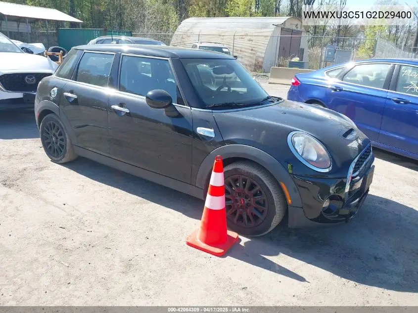 2016 Mini Hardtop Cooper S VIN: WMWXU3C51G2D29400 Lot: 42064309