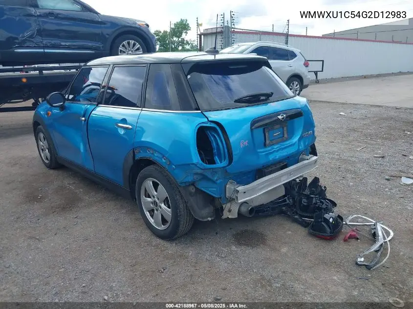 2016 Mini Hardtop Cooper VIN: WMWXU1C54G2D12983 Lot: 42188967