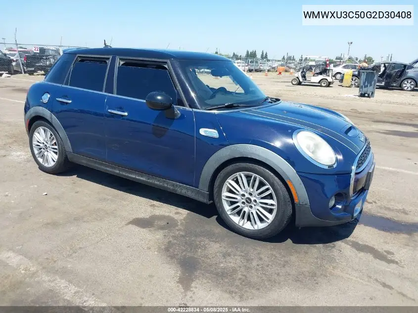 2016 Mini Hardtop Cooper S VIN: WMWXU3C50G2D30408 Lot: 42228834